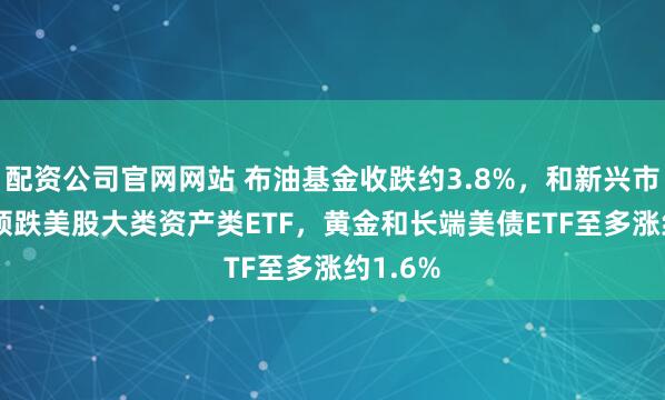 配资公司官网网站 布油基金收跌约3.8%，和新兴市场ETF领跌美股大类资产类ETF，黄金和长端美债ETF至多涨约1.6%