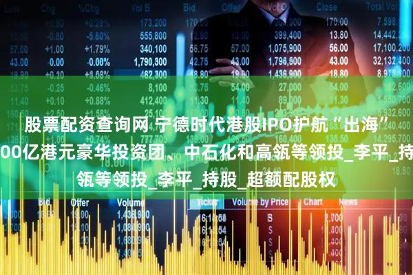 股票配资查询网 宁德时代港股IPO护航“出海”，曾毓群引入200亿港元豪华投资团、中石化和高瓴等领投_李平_持股_超额配股权